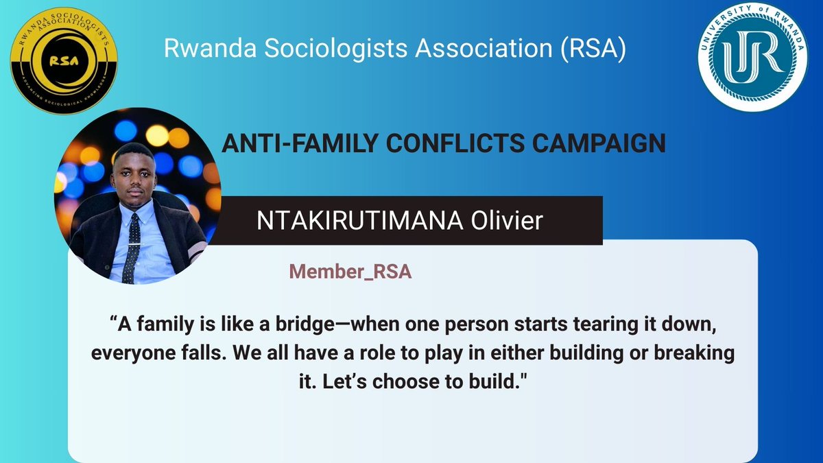 Ntakiru81805115's tweet photo. Let's build a family which is free from conflicts.
@Rwandasoc
#antifamilyconflict
#Buildrwanda https://t.co/rzMEcbQOSA