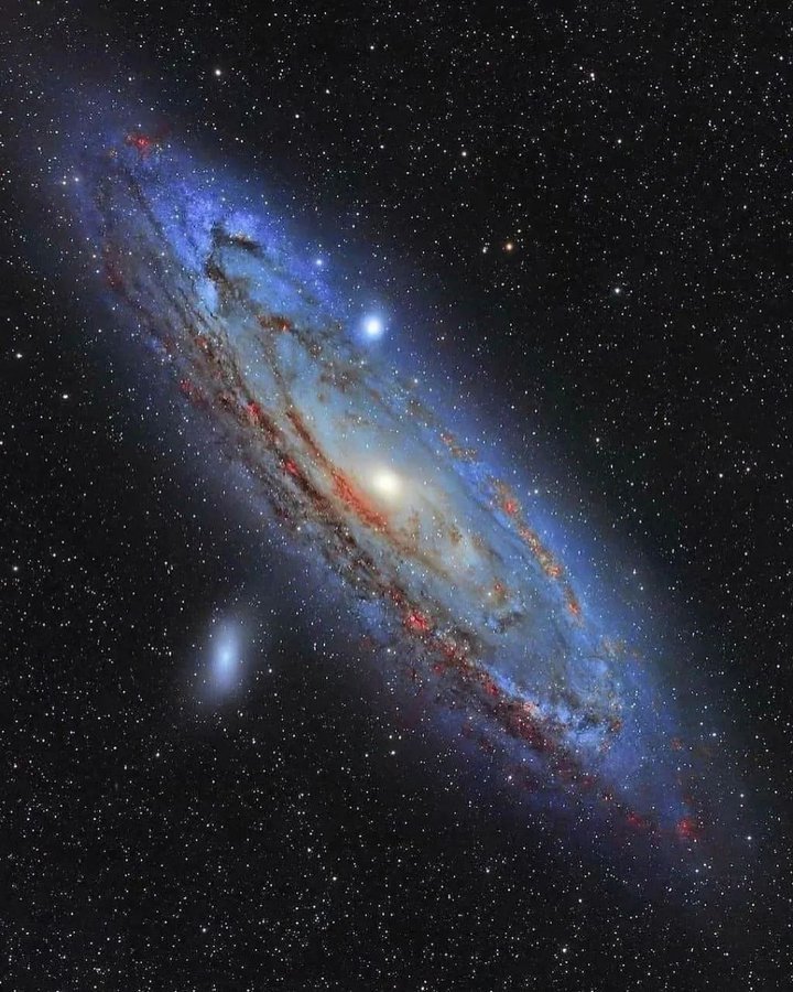 The Andromeda Galaxy is one of the largest galaxies in our local group

It is 2.5 million light years away from Earth, making it the farthest object visible to the naked eye