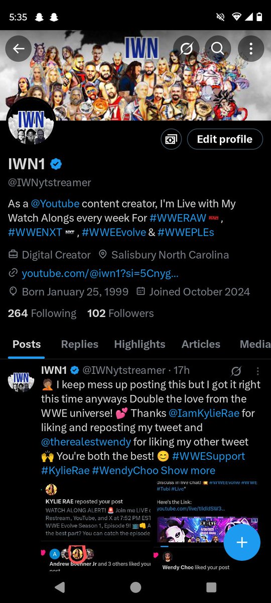 IWNytstreamer's tweet photo. The momentum's building! Just passed 100 followers, thanks for being part of it! #TwitterSuccess #KeepGrowing" https://t.co/pGq30H5n1s