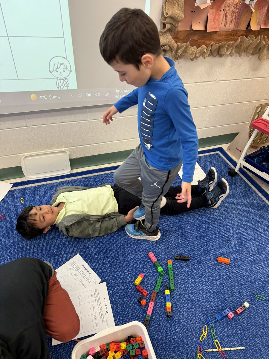 Ms. Abbott (@msabbottocsb) on Twitter photo Using non-standard units of measurement to measure our height! ๐ค๐ <a href="/StLukeNepean/">St. Luke School (Nepean)</a> Using non-standard units of measurement to measure our height! ๐ค๐ <a href="/StLukeNepean/">St. Luke School (Nepean)</a>