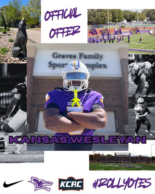 Kansas Wesleyan offered!!!
AGTG