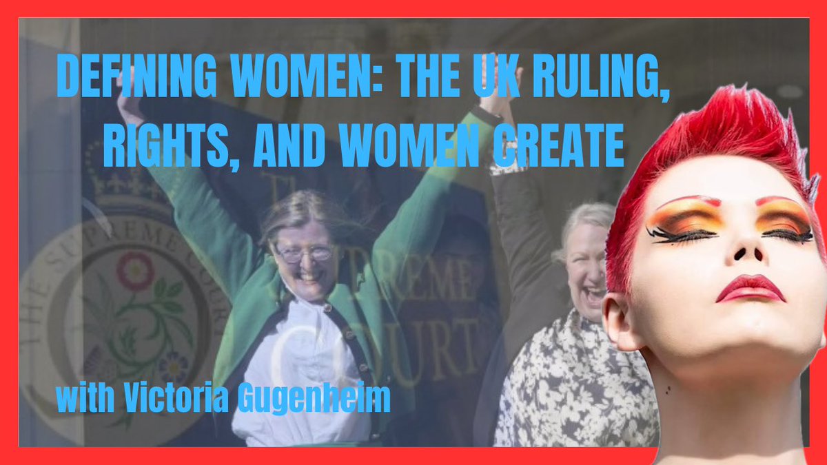 Mathew and Khadija discuss the UK Supreme Court's definition of woman and its implications with @victoriagugenheim.
Victoria highlights the importance of the “Women Create International” event she is hosting in London following a UK Supreme Court ruling.

open.substack.com/pub/afurtherin…