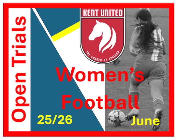 Looking for a new challenge!!!

We are looking for players 25/26. Dartford, women’s team.

We take our football seriously, if you’re keen to improve work hard have the right attitude then please apply.
No subs (home games at the EFES Stadium - Dartford)

form.jotform.com/KUFC_Women/EOI