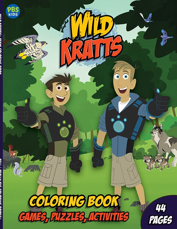 Coloringbookcom's tweet image. Wild Kratts Coloring Book Official coloringbook.com/product/pbs-ki…