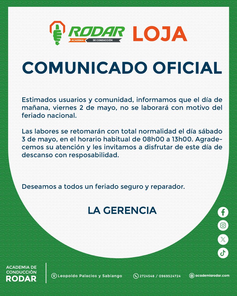 RODAR_Loja tweet media