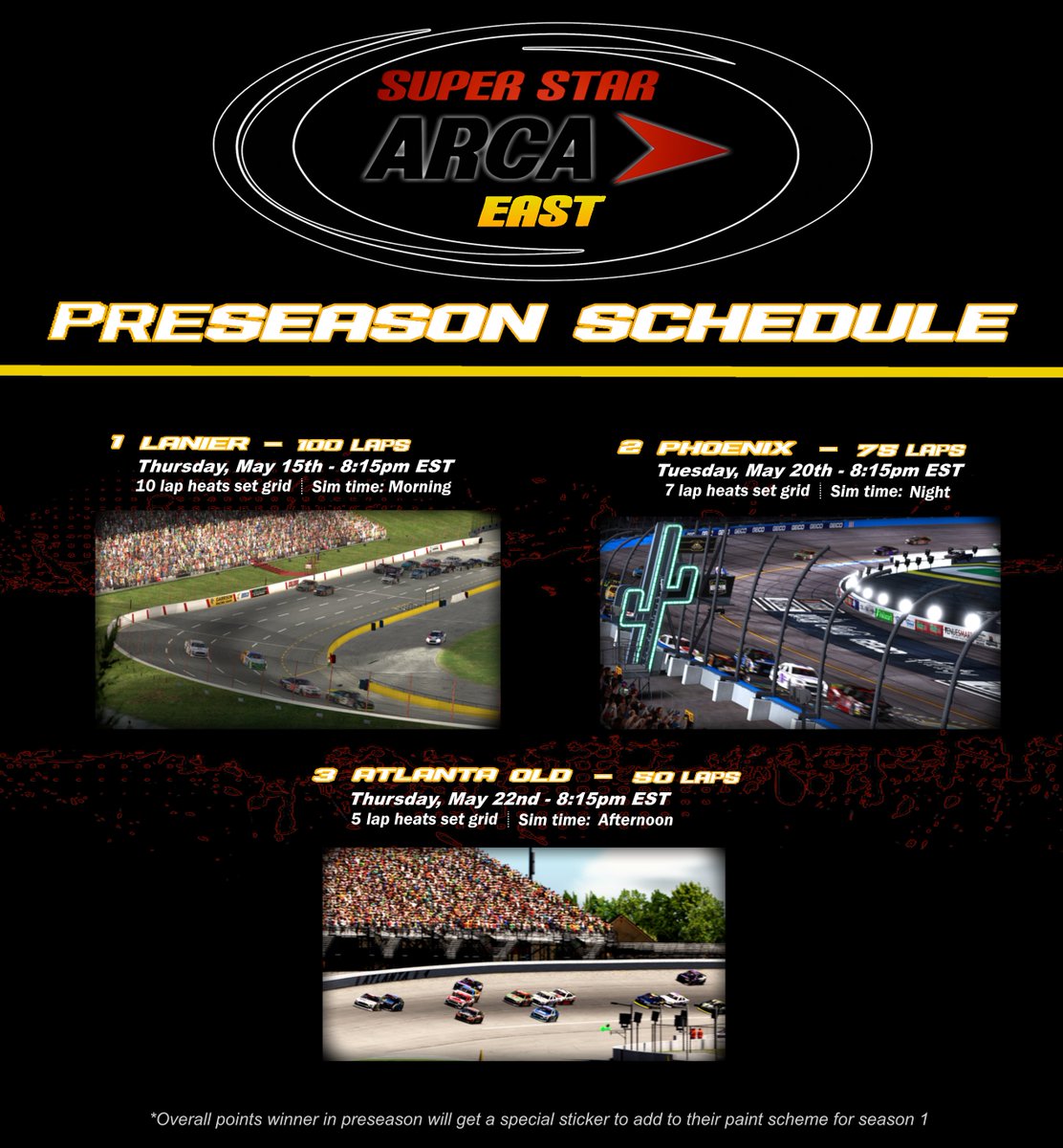 Superstar ARCA Leagues tweet media