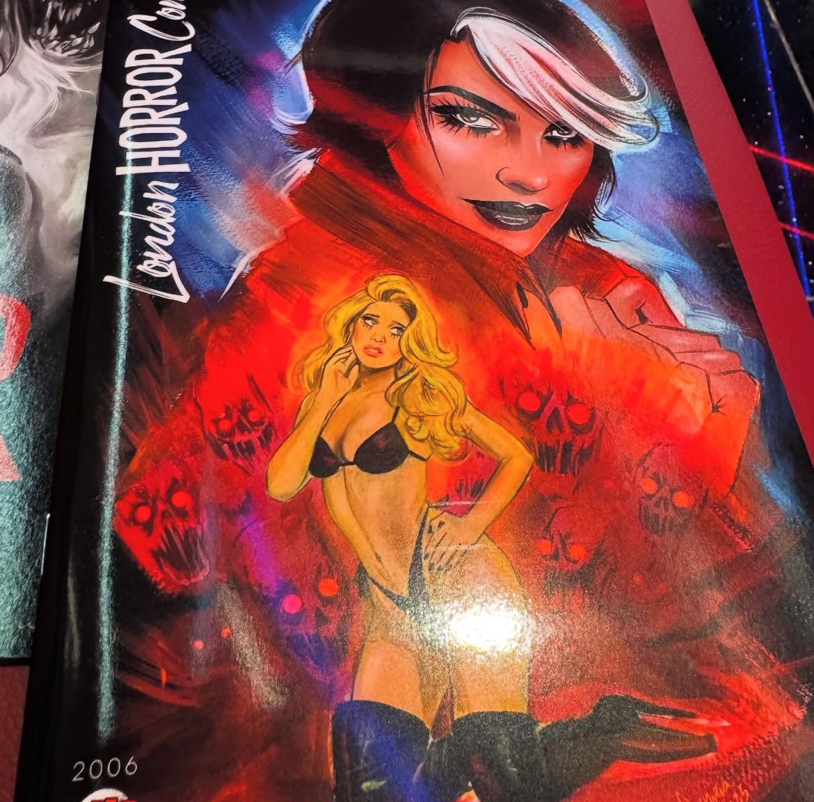 suspiriart's tweet image. What an honour to get the chance to paint a cover for @londonhorror comic #12 โฆ๏ธโฆ๏ธโฆ๏ธ
Available this weekend @portsmouthcomiccon and available to buy online from @londonhorror website at the end of May! โฆ๏ธOriginal available!!!