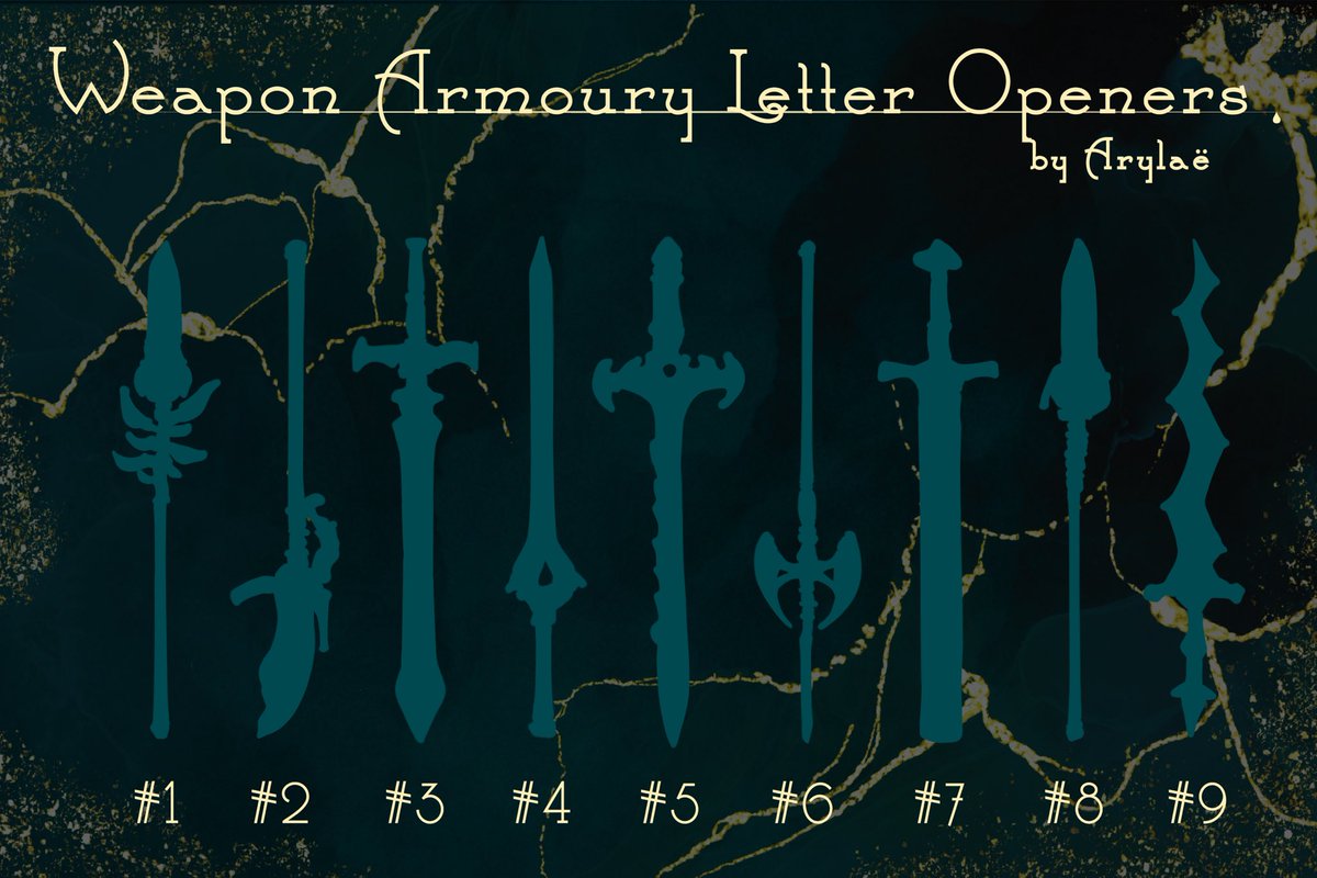 [⚔️RT much appreciated]Does anyone remember these?? My #FE letter openers are back up for <a href="/TheEmblemCon/">EmblemCon ☆ May 1-4, 2025☆</a> 2025!

I’m running them SG style again, so please help spread the word to unlock all the weapons! Details/shop link in thread below
