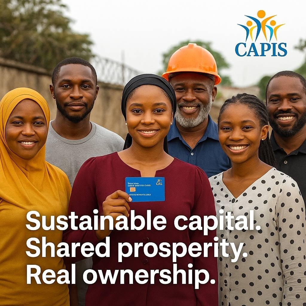 CAPISGroup's tweet photo. SHARED PROSPERITY IS NOT A DREAM — IT'S A SYSTEM.
The CAPIS 3C Service is built for over 130 million Nigerians without purchasing power.
Fueled by the CAPIS Commonwealth Fund, it finances real projects that generate real income.
#SharedProsperity #CAPIS #SustainableFinancing https://t.co/QuvGcBG6P9