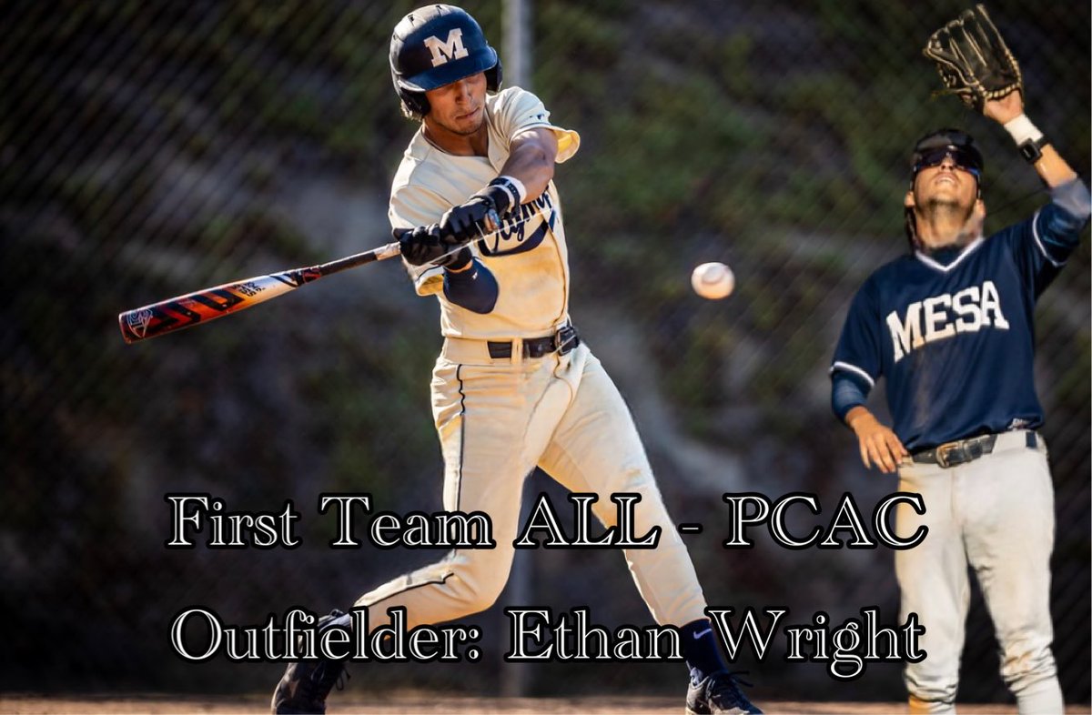 Congrats to Ethan Wright earning ALL-PCAC, Outfielder 👏🏽