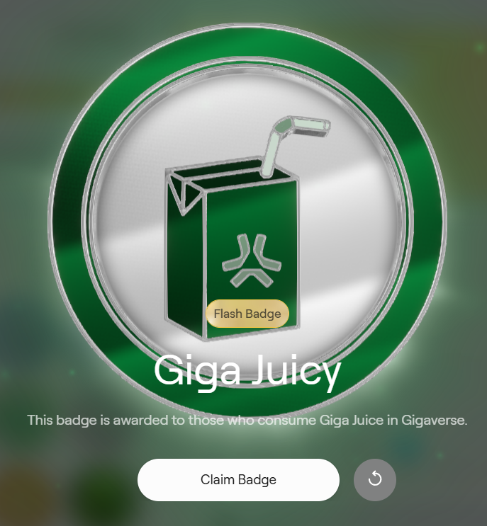 sweeTaya (@sssssiiiiij_eth) on Twitter photo I just got a badge from <a href="/playgigaverse/">gigaverse | onchain RPG</a> !
- all it takes is grabbing some juice from the vending machine🧃 I just got a badge from <a href="/playgigaverse/">gigaverse | onchain RPG</a> !
- all it takes is grabbing some juice from the vending machine🧃