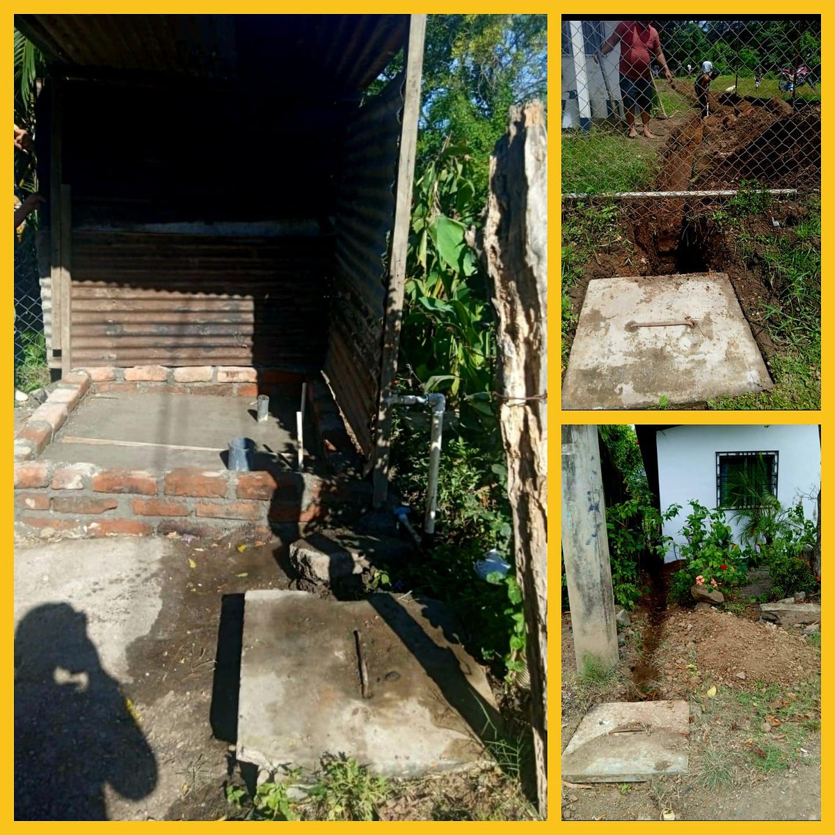#Nicaragua 🇳🇮 || 👷Saneamiento Avanza en San Juan del Sur. En alianza con las Familias Protagonistas, el Gobierno Municipal, el BID y ENACAL, seguimos sumando esfuerzos por una ciudad más limpia y saludable. Ya son 2,115 hogares conectados al sistema de alcantarillado
 ❤️🖤