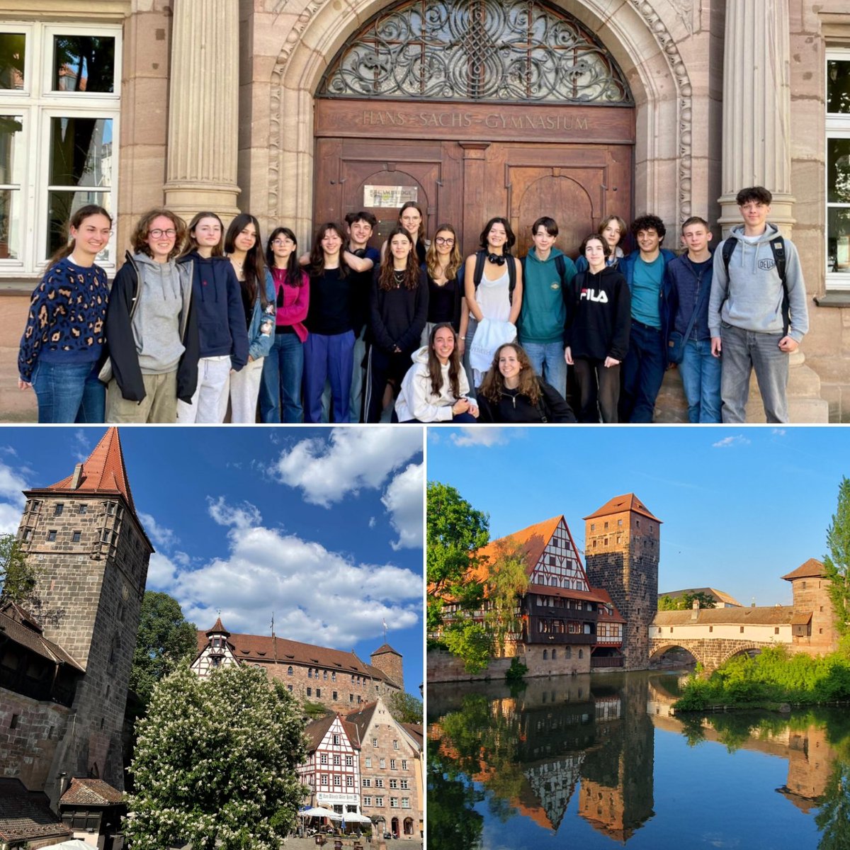 Echange 🇨🇵🤝🇩🇪 avec le Hans Sachs Gymnasium <a href="/nuernberg_de/">Stadt Nürnberg</a> Saison 2. Coup d'envoi d'une nouvelle aventure pour  les Germanistes Section 🇪🇺 <a href="/LyceeStSernin/">Lycée Saint-Sernin</a> <a href="/DSDEN31/">DSDEN 31</a> <a href="/actoulouse/">Académie de Toulouse</a> <a href="/languestoulouse/">Les Langues dans l'académie de Toulouse</a> autour d'un beau "Projet IN" <a href="/ofaj_dfjw/">🇫🇷 OFAJ_DFJW 🇩🇪</a>
A suivre... 🧐