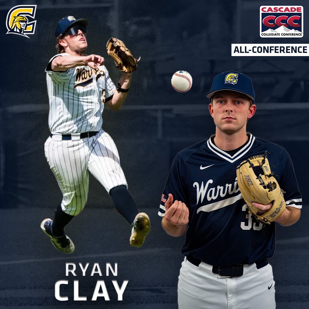 𝑯𝒆'𝒔 𝒕𝒉𝒂𝒕 𝒈𝒖𝒚 💪

Following an incredible end to his collegiate baseball career, senior Ryan Clay of Corban Baseball has been named the All-Conference third baseman for the CCC! ⚾️⚔️

#WeAreCorban