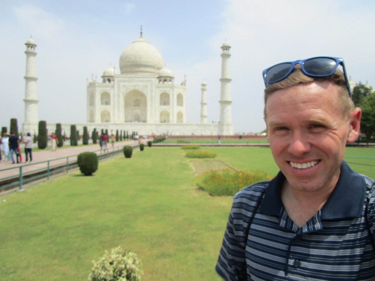 Taj Mahal; Agra, #India, on 4-27-25.