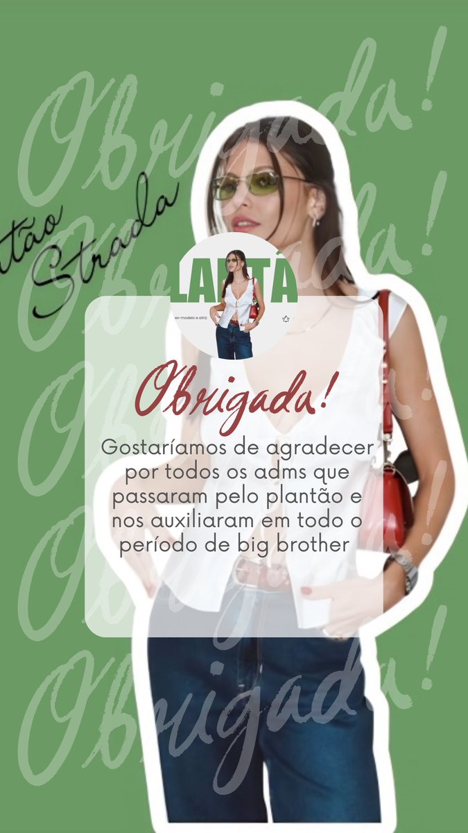 Depois de todo esse tempo de big brother e pós, gostaríamos de agradecer a todos os adm’s que nos ajudaram nesse período e, obviamente, a todos vocês que contribuíram em cada momento!

Seguimos firmes, com a rotina reduzida mas, sempre por aqui, amamos vocês🩷

Equipe plantão