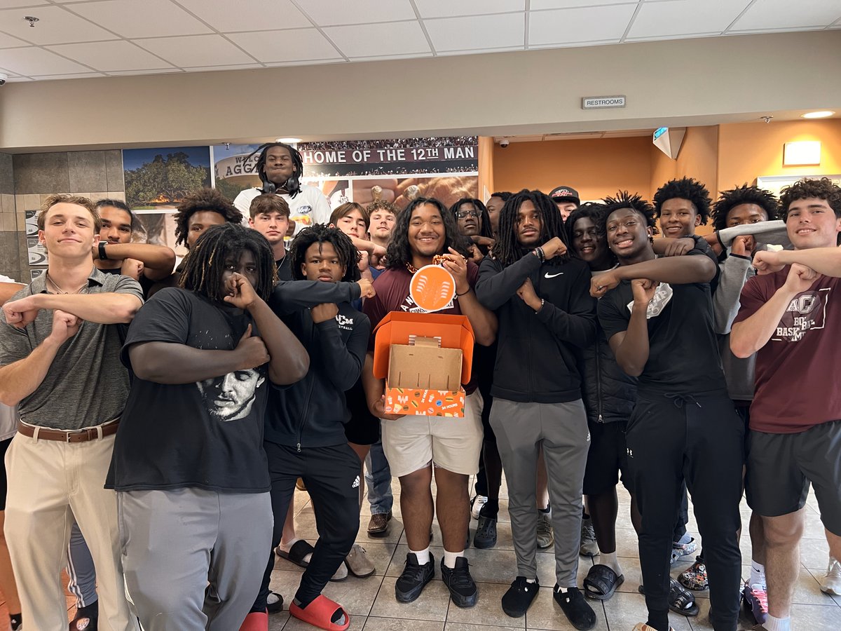 Whataburger Super Team (@whatasuperteam) on Twitter photo Congratulations to <a href="/ConsolFootball/">A&M Consolidated Football</a> DL <a href="/VakapunaFoketi/">Vakapuna</a> on being presented with his <a href="/Whataburger/">Whataburger®</a> Super Team Award!
<a href="/CSISD/">College Station ISD</a> | <a href="/ConsolHS/">A&M Consolidated HS</a> | <a href="/dctf/">Dave Campbell's Texas Football — TexasFootball.com</a> | #WhataSuperTeam | #Whataburger | #txhsfb | #dctf Congratulations to <a href="/ConsolFootball/">A&M Consolidated Football</a> DL <a href="/VakapunaFoketi/">Vakapuna</a> on being presented with his <a href="/Whataburger/">Whataburger®</a> Super Team Award!
<a href="/CSISD/">College Station ISD</a> | <a href="/ConsolHS/">A&M Consolidated HS</a> | <a href="/dctf/">Dave Campbell's Texas Football — TexasFootball.com</a> | #WhataSuperTeam | #Whataburger | #txhsfb | #dctf