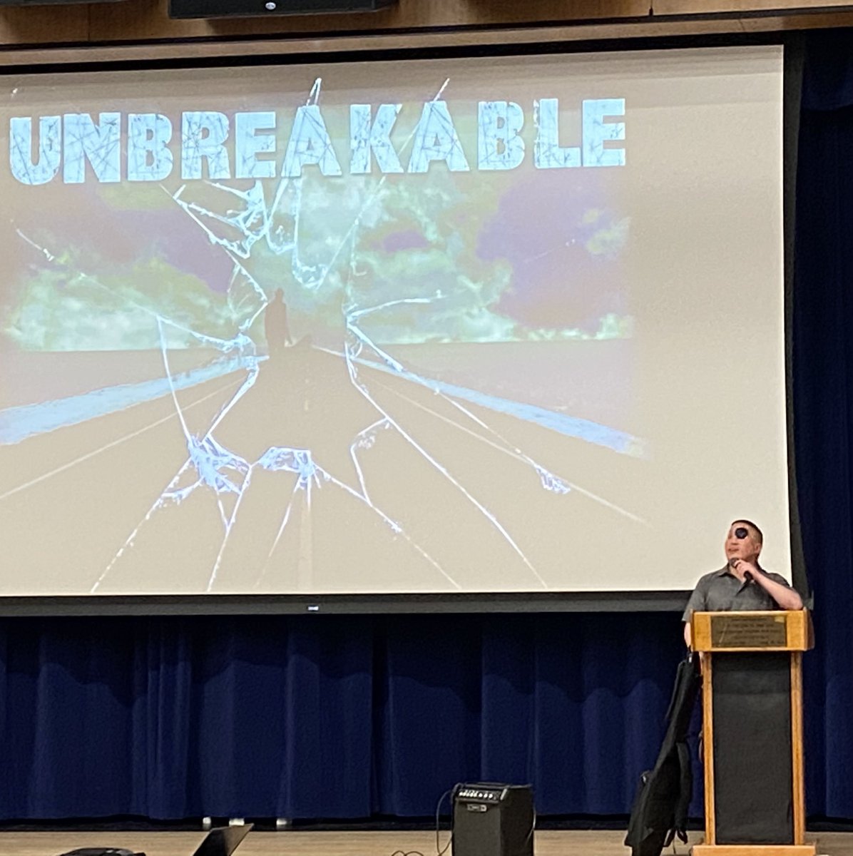 DunellenHS's tweet image. Thank you to Gabe Hurley for speaking to all DHS students about the dangers of distracted driving which left him blinded years ago. He is an inspiration for his perseverance and positive attitude! ⚓️⚓️