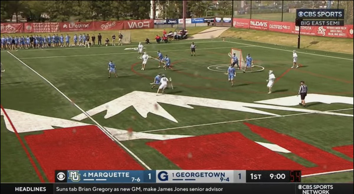 quickstickblog's tweet image. Can someone please clean the lens on the main broadcast camera @CBSSportsNet