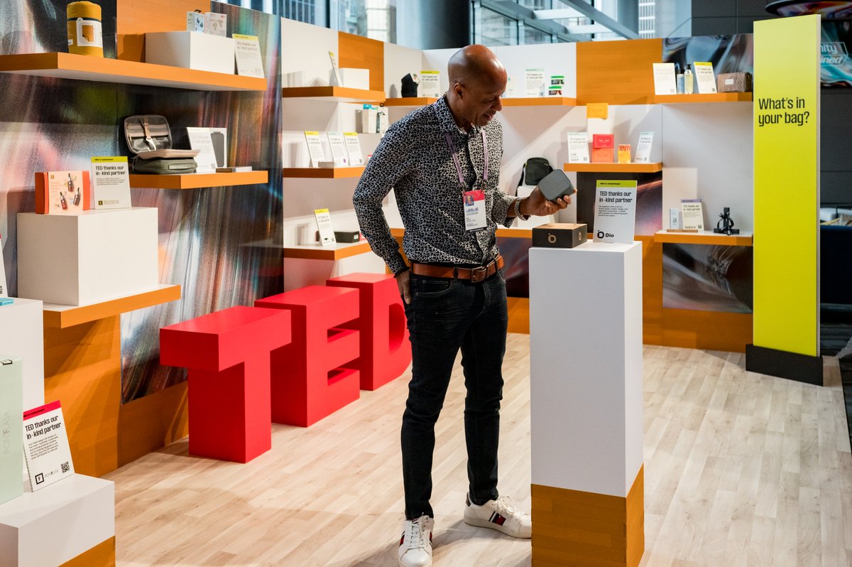 This was exciting! Last month, we gifted 120 Dio Nodes to <a href="/TEDTalks/">TED Talks</a> as an in-kind partner for their annual conference.

The topic for this year was Humanity Reimagined to discuss the question "What are humans for?" - including a keynote from Sam Altman.

pc Felicia Chang / TED