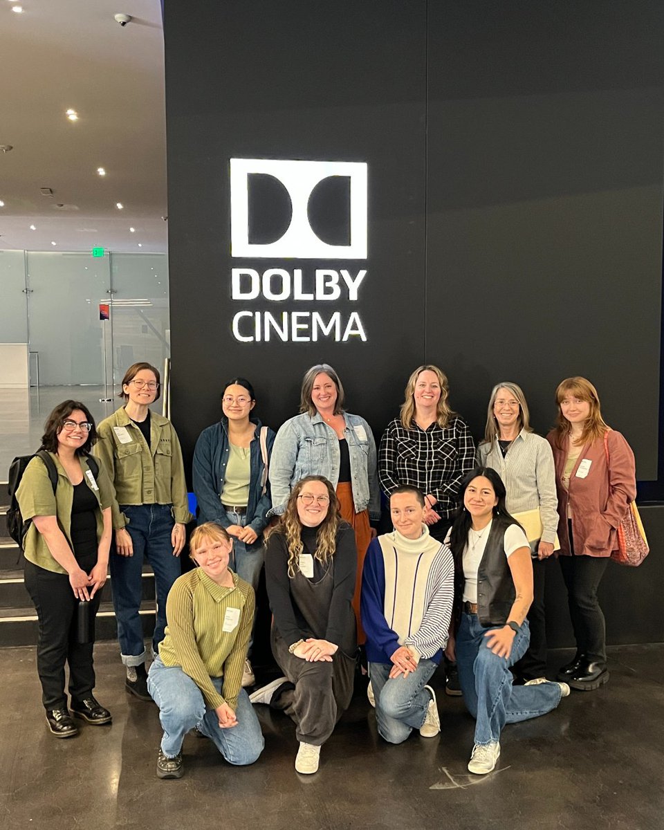 Our WAM interns had an incredible visit to Dolby Labs, where they got an inside look at the company’s cutting-edge work in immersive sound and vision.
Huge thanks to Audrey, Karen, Jaye, and the Dolby team!  #ChangingTheFaceOfSound #WomensAudioMission #WAMLab #WomenInAudio =