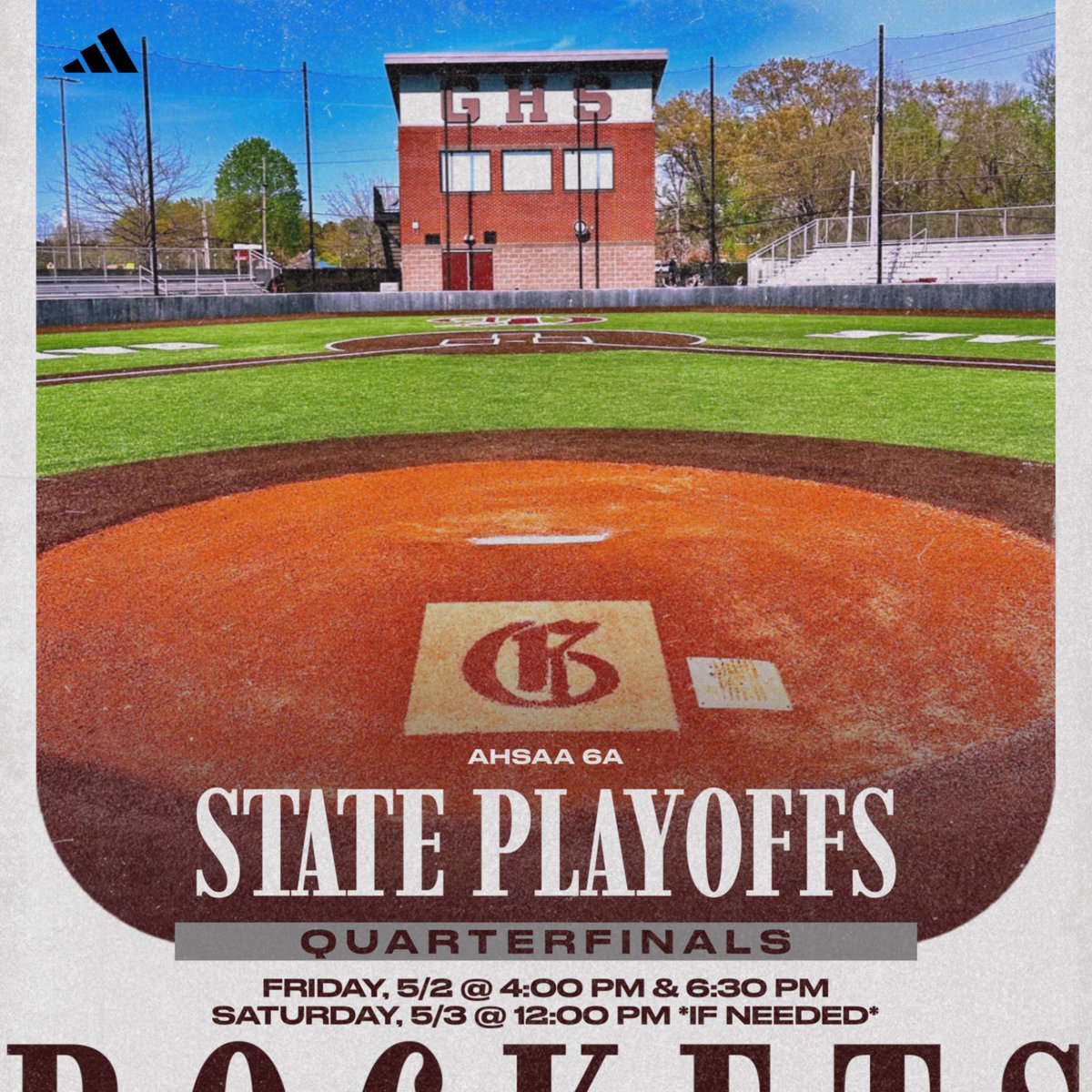 Alright Gardendale…we need you tomorrow night at HOME!!! Wear your maroon and make some noise! #HailtheDale