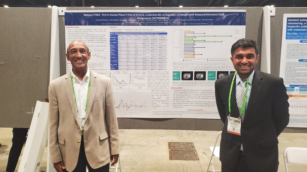UT Health SA Hematology/Oncology Fellowship (@lsom_hemonc) on Twitter photo Congrats to our second-year Hem/Onc fellow <a href="/JayParekhhh/">Jay Parekh</a> on his poster presentation at #AACR25 with <a href="/DrMahadevan/">Dr Mahadevan Ramesh</a> @UTHealthSAMDA <a href="/UTHSAResearch/">UT Health San Antonio Research</a> <a href="/HemOncFellows/">Hem-Onc Fellows Network</a> Congrats to our second-year Hem/Onc fellow <a href="/JayParekhhh/">Jay Parekh</a> on his poster presentation at #AACR25 with <a href="/DrMahadevan/">Dr Mahadevan Ramesh</a> @UTHealthSAMDA <a href="/UTHSAResearch/">UT Health San Antonio Research</a> <a href="/HemOncFellows/">Hem-Onc Fellows Network</a>