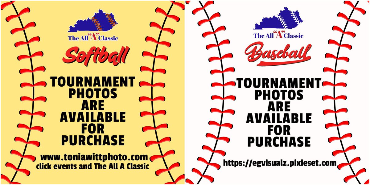 Be sure to support the photographers of The All A. They volunteer their time to the All A to capture memories of your student athletes so that you can enjoy the game. 

Ethan Gallagher - photographer
egvisualz.pixieset.com/allabaseball/

Tonia Witt Photo - photograpHER
toniawittphoto.com