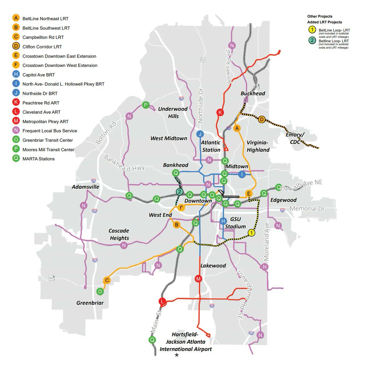So the Southside Rail pivot is ALSO phase 2? I don't want to understate this but the #Atlanta Mayor's office is basically claiming the original 2018 More MARTA project list as their own vision, with the subtle change of delaying (prob eventually  killing) trailside Eastside Rail.