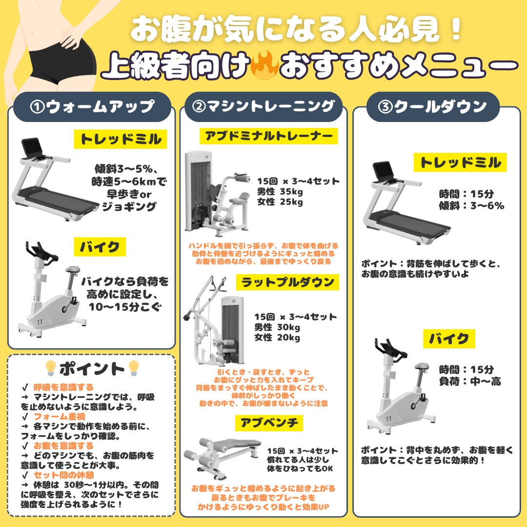 お腹が気になる人必見！上級者向け🔥おすすめメニュー