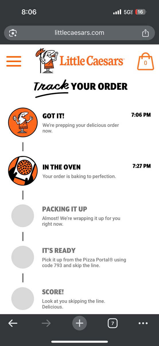 meowingtons_'s tweet photo. @littlecaesars in the oven for a half hour, to get the wrong thing? What’s going on at your spot on Chase in Milwaukee? https://t.co/9wuB32NMgc