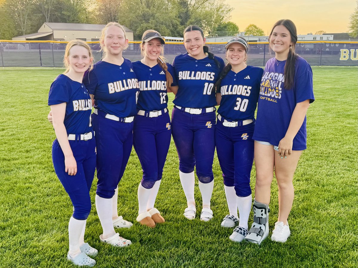 Bloom-Carroll softball seniors. Bulldogs are 19-2 overall, 10-1 in the MSL, and ranked No. 1 in the state in Division III. ⁦<a href="/BCBulldogSB/">BC Bulldog Softball</a>⁩ ⁦