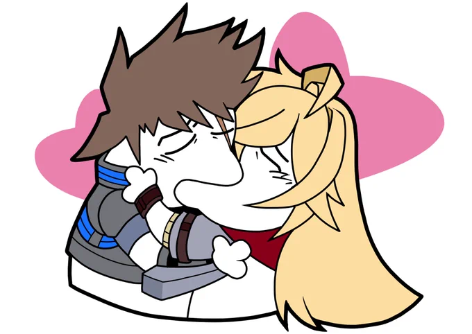 Bonus Rex X Shulk, the most popular yaoi ship of Xenoblade 3~