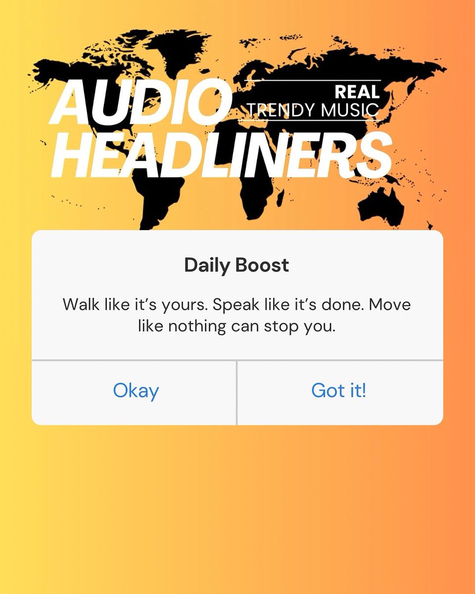 AudioHeadliners's tweet image. Daily Boost - Nobody sees the nights you almost gave up. Nobody hears the prayers you whispered when nobody believed in you. But you’re still here. Still grinding. Still standing. That means you’re already chosen. Today is one more step toward the life they said you’d never have.