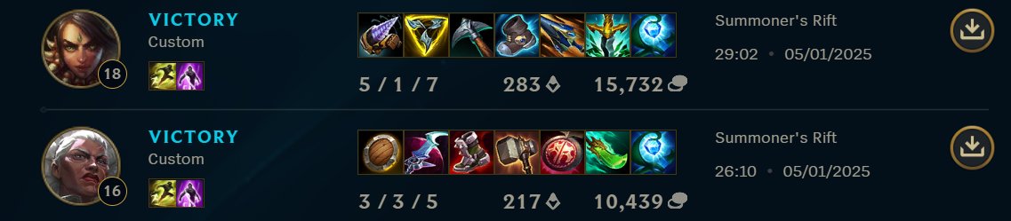 Horder_NA's tweet image. 2-0 VS Pulse

Been practicing Nidalee top all week, glad I got to get a game in 😅 
Such a fun series, bringing our record to 5-2. GGS