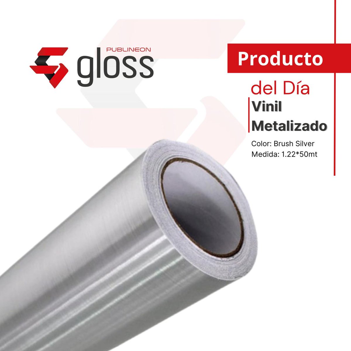 ambacril's tweet image. VINIL METALIZADO PLATEADO BRUSH
✅Acabado: Metalizado cepillado
✅Medida: 1.22mt x 50mt
✅Gráficos para vehículos
✅Señalizaciones
✅Stickers
✅Venta por metro y rollo
#vinilos #metalizado #plateado #brush #aluminio