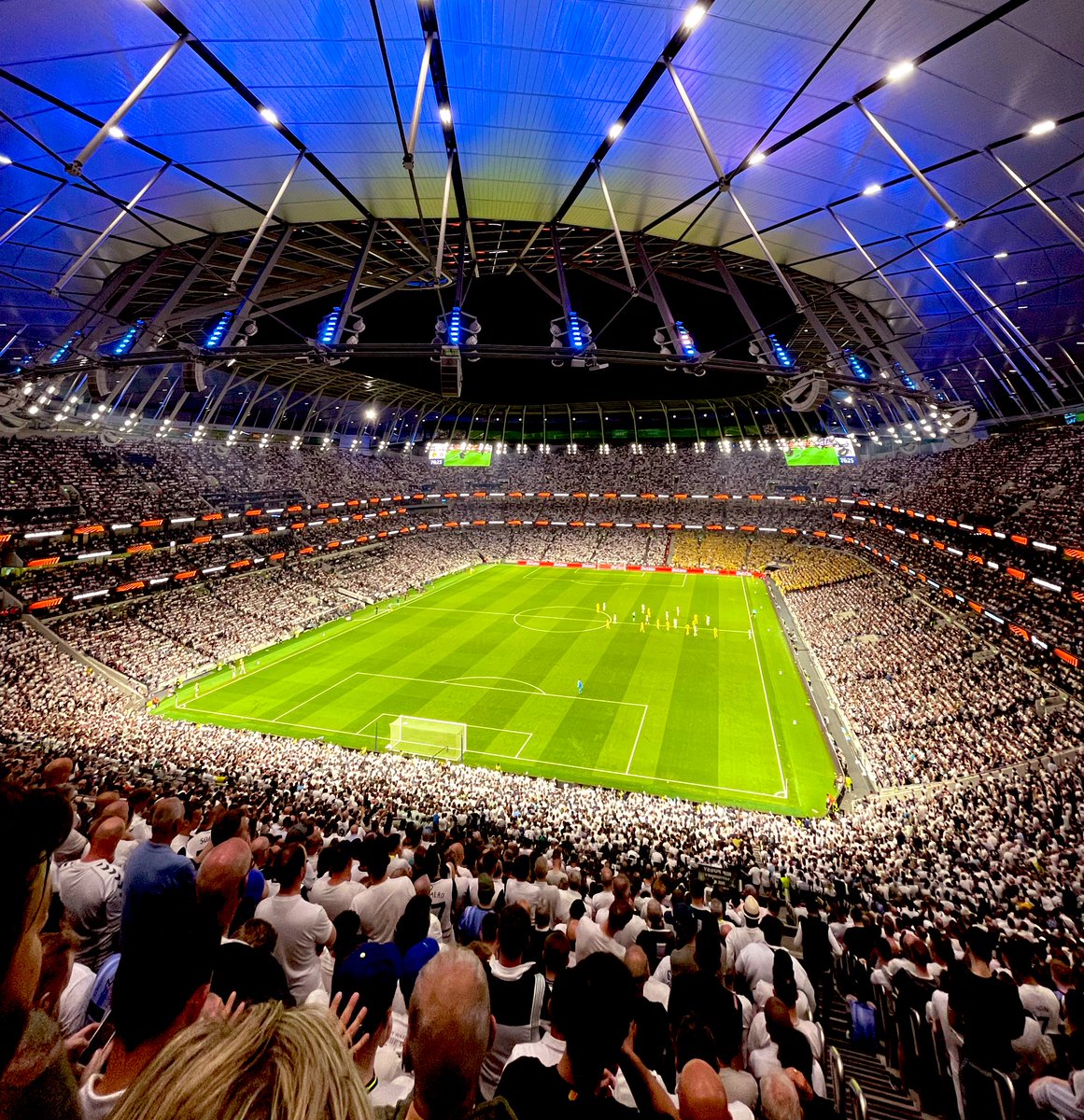 European semi-final nights, still work to be done next week in the Arctic Circle #THFC #COYS