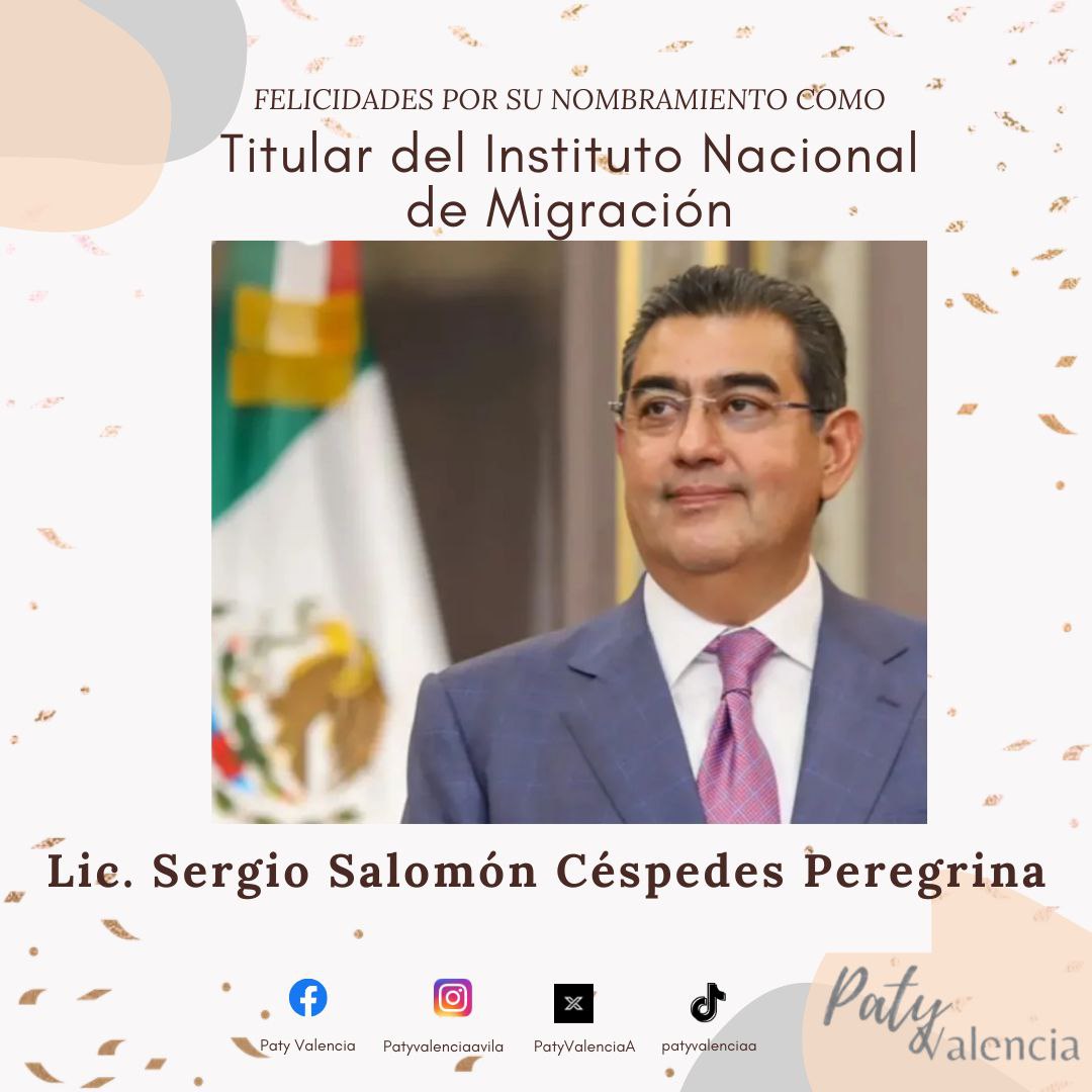Felicito a mi amigo <a href="/SergioSalomonC/">Sergio Salomón</a> por su designación como nuevo comisionado del <a href="/INAMI_mx/">INM</a>. 

Reconocemos su capacidad, liderazgo y compromiso para realizar grandes acciones a favor de la sociedad. 

¡Muchas felicidades!