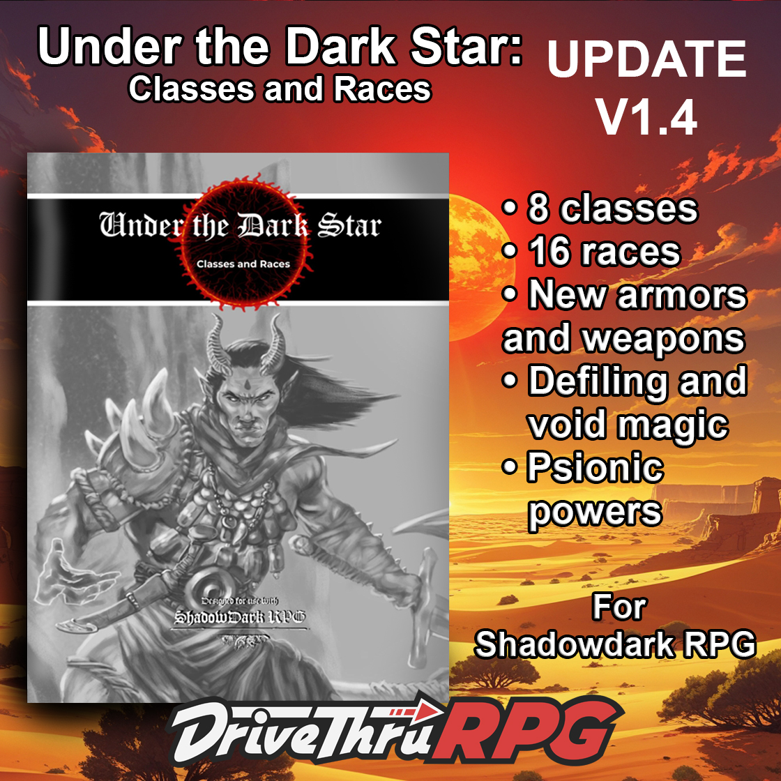 New update release! v1.4 is up with a lot more content!
Check yours at:
drivethrurpg.com/product/516616…
See also:
drivethrurpg.com/pt/product/518…