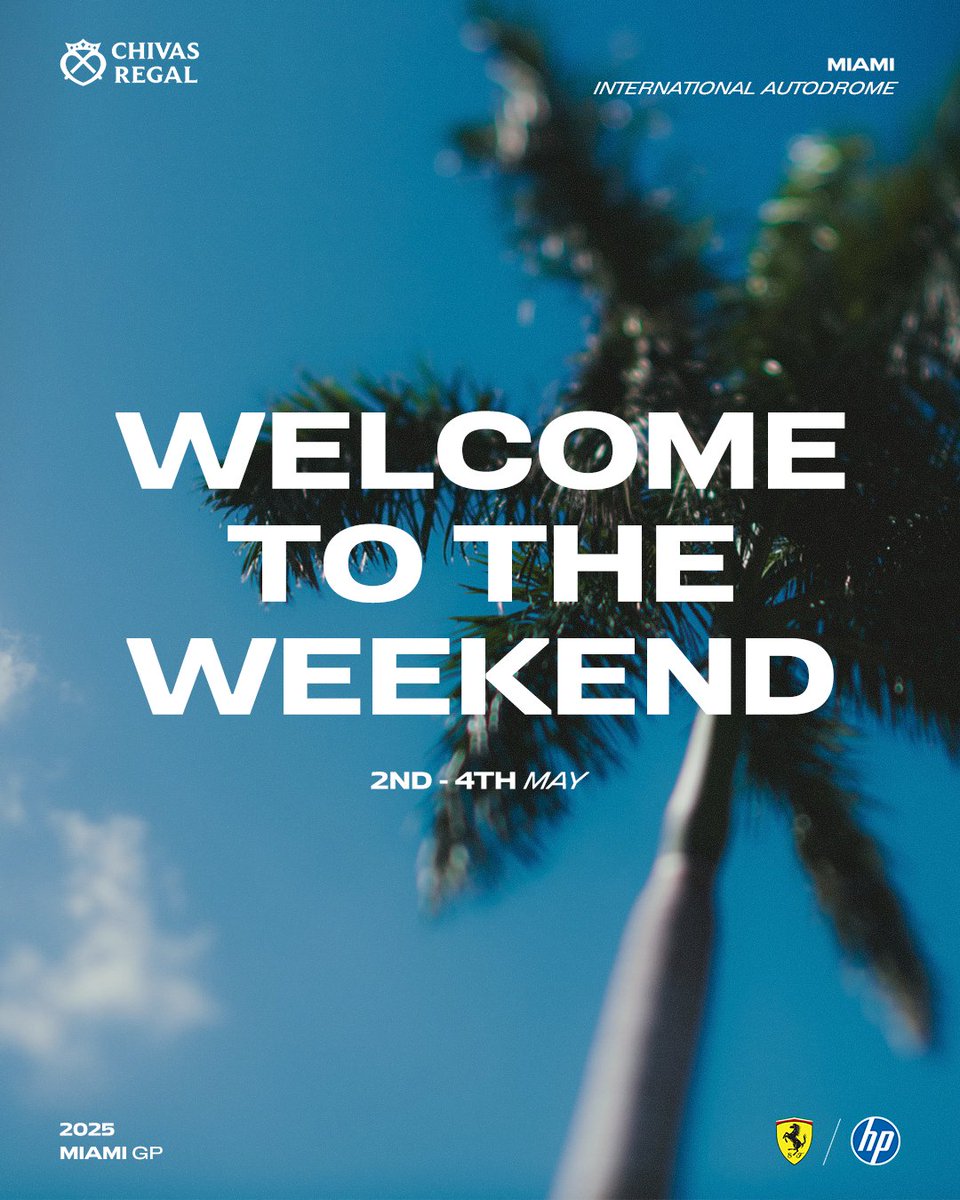 Time to get our weekend in Miami started, welcome Tifosi ❤️