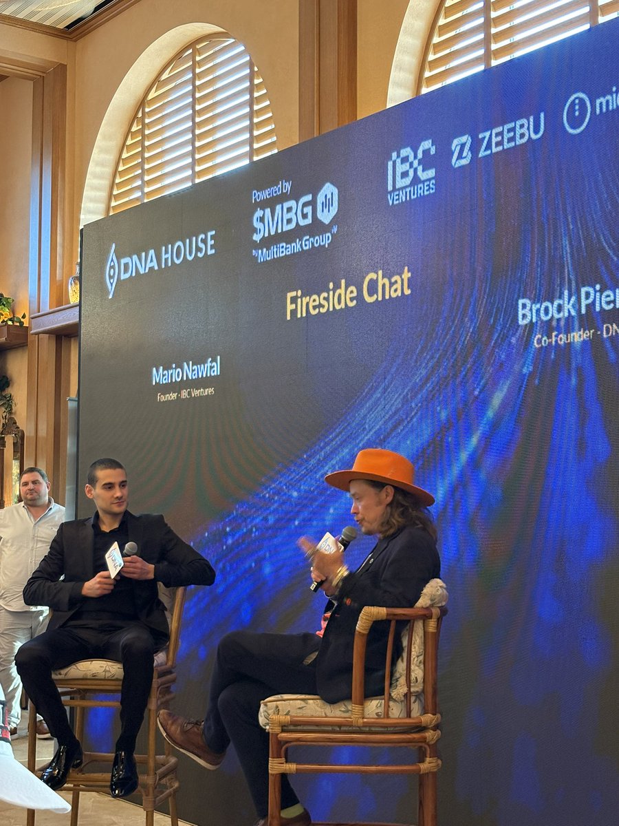 #Token2049Dubai 2025 <a href="/MarioNawfal/">Mario Nawfal</a> <a href="/brockpierce/">Brock Pierce</a> #Crypto #ibc #blockchain WAGMI