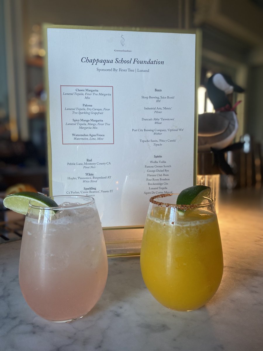 Chappaqua School Foundation (@csf_chappaqua) on Twitter photo Our Tacos & Tequila event is about to begin <a href="/GoosefeatherNY/">Goosefeather</a> ! Not able to join us? Grab yourself some raffle tickets online and bid on some amazing auction items chappaquaschoolfoundation.org Our Tacos & Tequila event is about to begin <a href="/GoosefeatherNY/">Goosefeather</a> ! Not able to join us? Grab yourself some raffle tickets online and bid on some amazing auction items chappaquaschoolfoundation.org