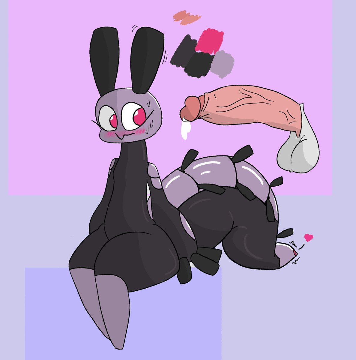 Drew Orbie from <a href="/NotOkayWeirdo/">💜sodaBUG🔞💜</a> despite being bullied all the time she still get flustered when seeing a dick up close~