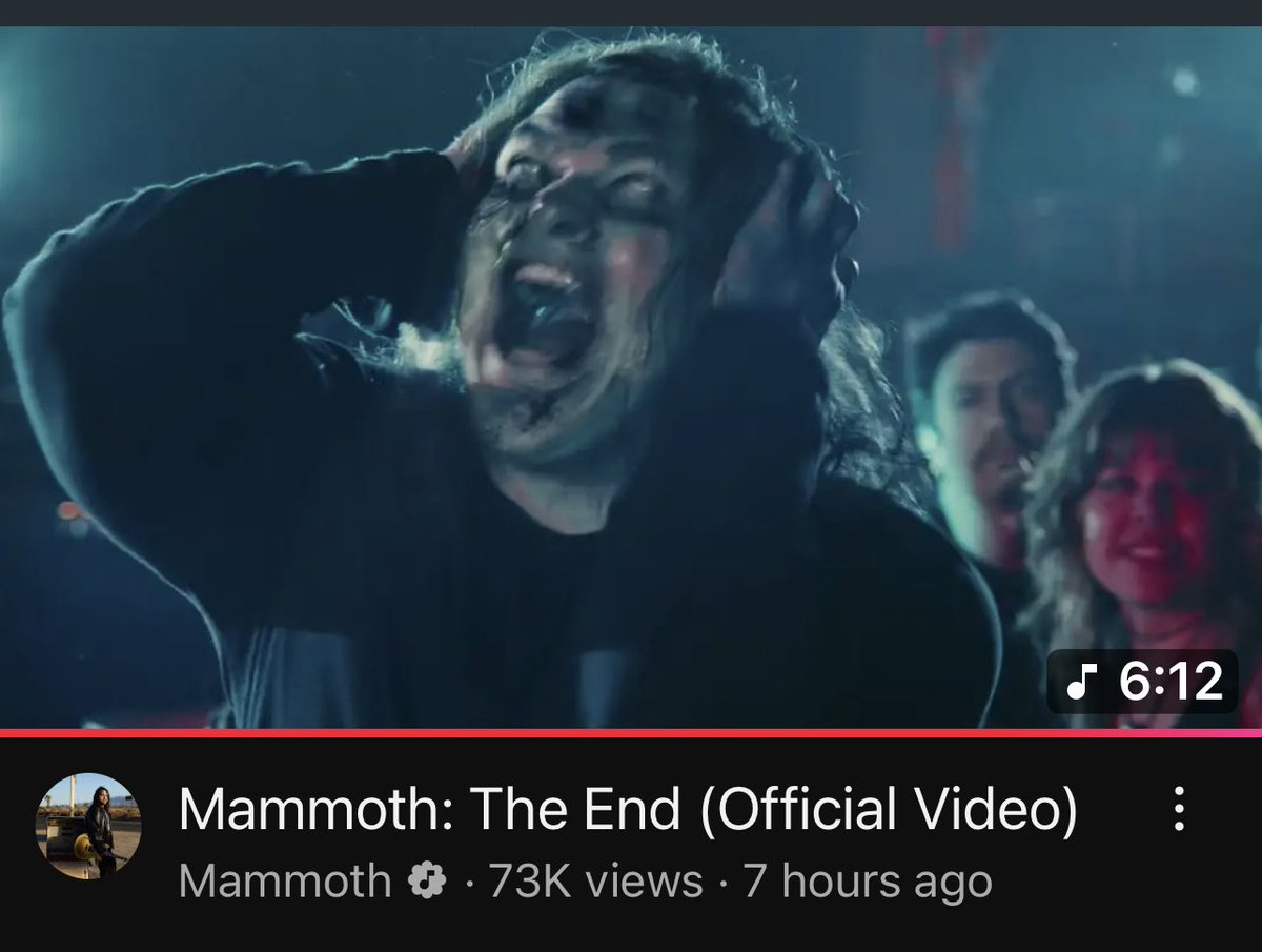 .<a href="/MammothWVH/">Mammoth</a> just released an INSANE video.. that also happens to have <a href="/MylesKennedy/">Myles Kennedy</a> getting eaten alive by zombies... Check it out!

youtu.be/7w7rAEnMXDI?si…

Directed by Robert Rodriguez &amp; Greg Nicotero