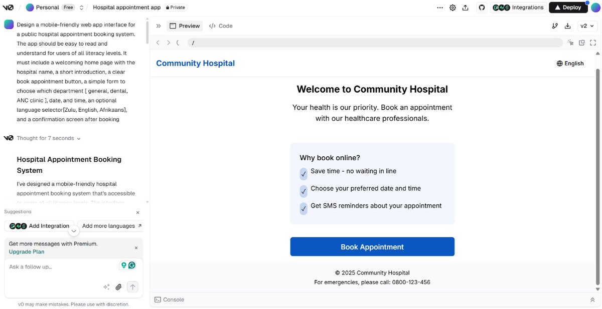Washie22flame's tweet image. Created a landing page with #GenerativeUI
#ALX_AiSK @alx_africa