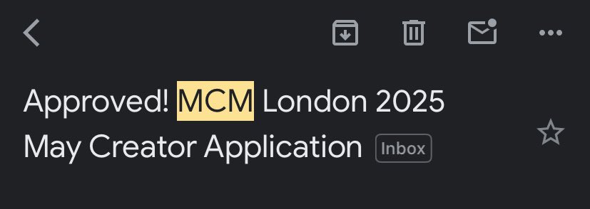 This has been a massive mood lifter and a big inspiration boost
Thanks so much for having me can’t wait to see you there! <a href="/MCMComicCon/">MCM Comic Con</a> !!!