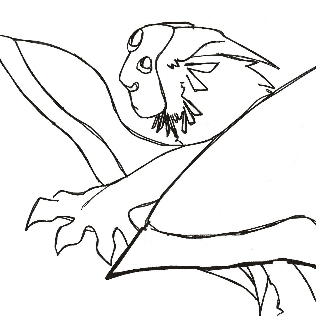 Casp_Jax's tweet image. we have an art project thing for a passion project in ELA and were drawing ANYTHING but what we need for it.

heres Urzuk

#CreaturesOfSonaria #cosart #roblox #robloxart