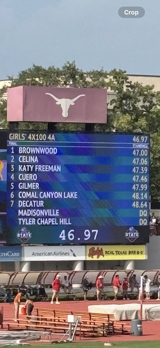 Great job Freeman 4x100! State medalist bringing home the Bronze! 100 and 200 are next! <a href="/KatyISDAthletic/">Katy ISD Athletics</a> <a href="/KatyTimesSports/">Katy Times Sports</a> <a href="/GoldenFHSEagles/">Freeman High School</a> <a href="/fhsgoldtrack/">Freeman High School Track and Field</a> <a href="/fhsgoldboosters/">Freeman HS Athletic Booster Club</a> <a href="/GinaBCobb/">Gina Cobb</a>