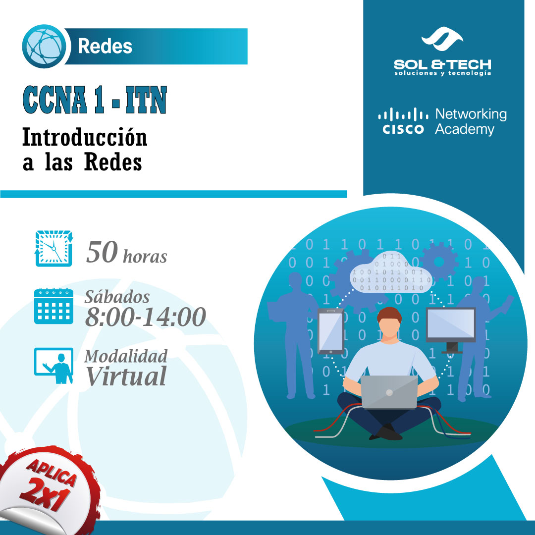 SolytechCisco's tweet image. 📆 Horario: Sábado 08:00-14:00
📆 Fecha de inicio: Sábado 17 de Mayo

👨🏻‍🏫 Clases Virtuales
📄 Certificado avalado por Cisco Networking Academy
💻 Acceso a la plataforma Cisco NETACAD
🤵🏻‍♂️ Instructores acreditados y certificados a nivel internacional

#CCNA #ITN #SOLYTECH