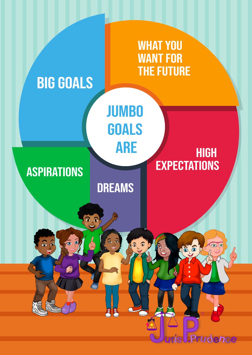 Kids at Juris P. Prudence school are always encouraged to have jumbo goals! Keep pushing past your limits and chasing your dreams.

Soar high, kid! 🤩🙌

#lead #dream #inspire #kidsgoals #childrenbooks #diversechildrenbooks #JurisPPrudence